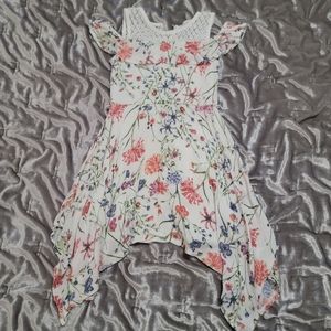 knit works - white floral dress